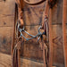 CHS Mormon Snaffle Bridle Rig Tack - Training Cow Horse Supply