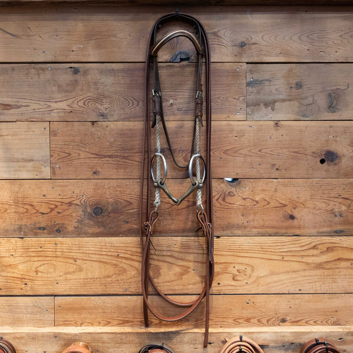 Roy Snaffle Draw Gag Bridle Rig