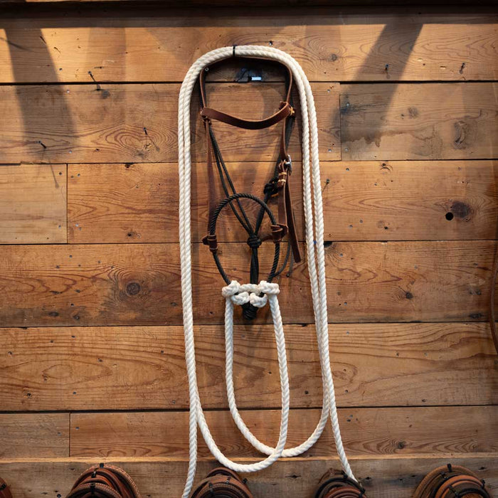 Handmade Loping Hack w/Waxed Split Reins Tack - Nosebands & Tie Downs MISC