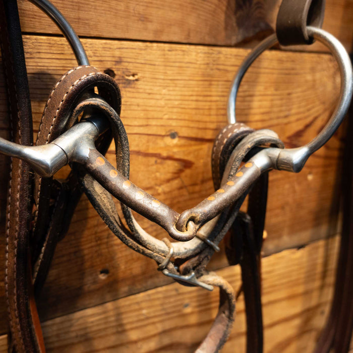 Reinsman D-Ring Snaffle Bridle Rig Tack - Rigs Reinsman