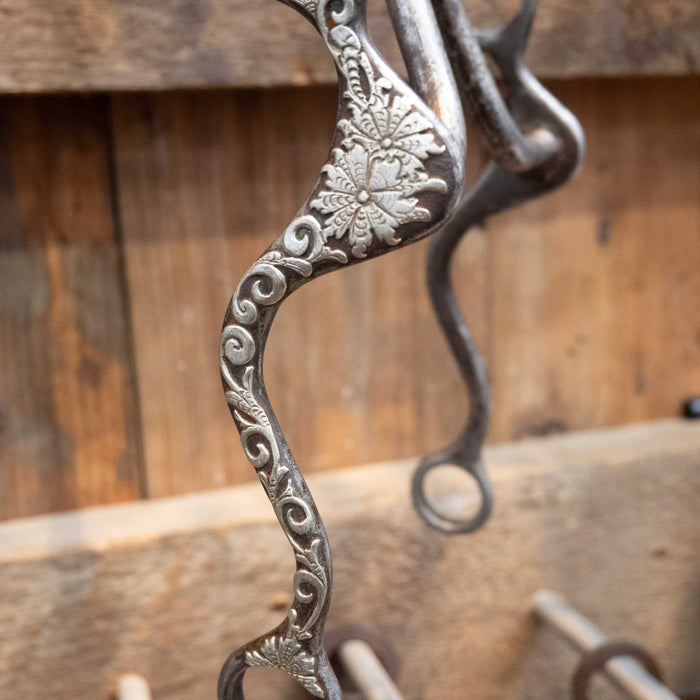 Kris Rinks Silver Mounted Solid Port Bit