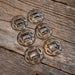 S. White Handmade 8pc. Saddle Concho & Rings Set Collectibles S. White