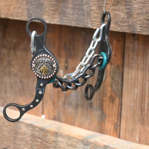 Paul Petska - Chain Bit - Gold Cross PP265 Tack - Bits Paul Petska   