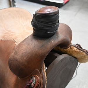 15" USED JEFF SMITH ROPING SADDLE