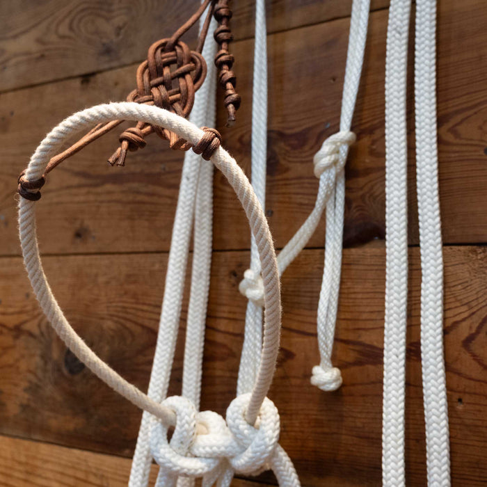 Sam Hall Loping Hackamore w/ Crowsfoot headstall