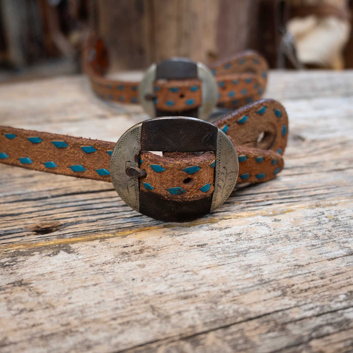 Bullinger Spur Straps w/Spraberry Buckles Tack - Spur Straps Ross Bullinger