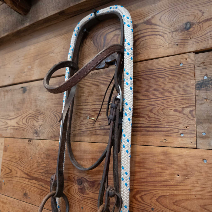 O-Ring Twisted Wire Snaffle Bridle Rig w/ Browband Headstall