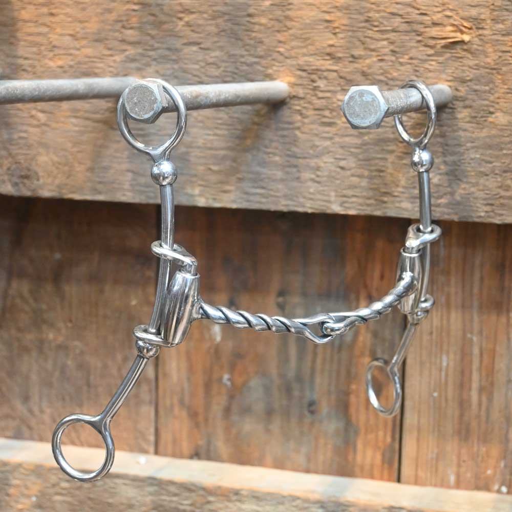 Cow Horse Supply -  Sliding Gag  - 2 Piece DL Twisted  CHS257 Tack - Bits Cow Horse Supply   