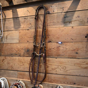 Bridle Rig - Dutton Copper Wrapped Life Saver Bit RIG704 Tack - Rigs Dutton   