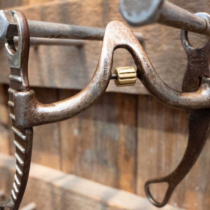 Guillory Mounted #2277 Solid Port Bit w/Roller 1846