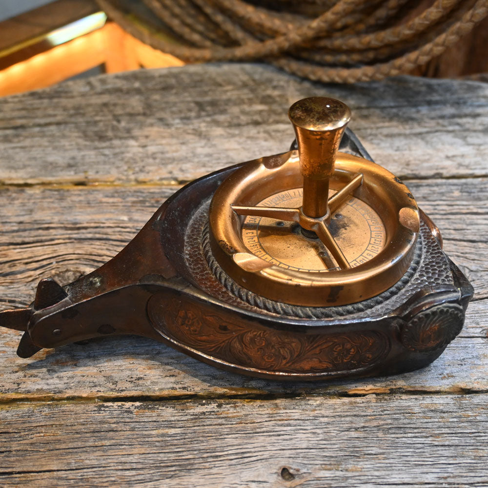 Vintage Brass Self Cleaning Ash Tray _CA1240 Collectibles Teskeys