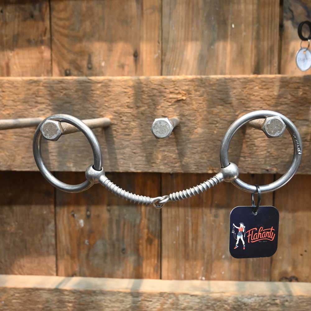 Flaharty O-Ring - 2 Piece - Lag Snaffle Bit FH744 Tack - Bits Flaharty