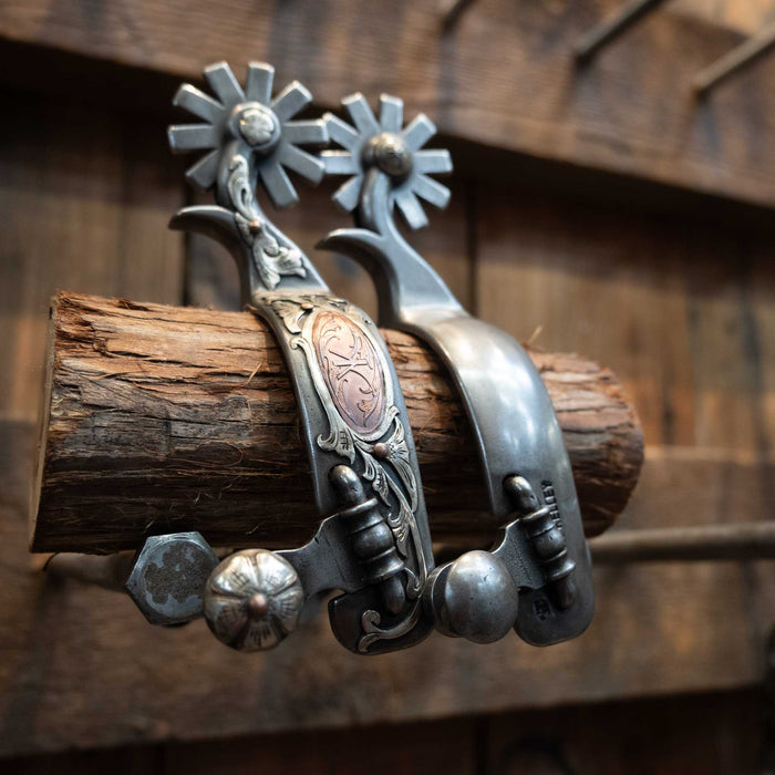 Kerry Kelley Silver Mounted 10pt Spurs