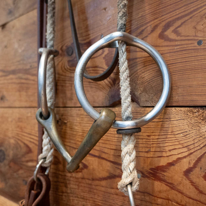 Roy Snaffle Draw Gag Bridle Rig
