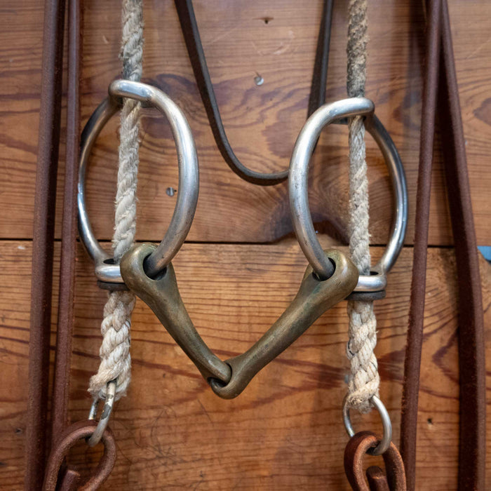 Roy Snaffle Draw Gag Bridle Rig