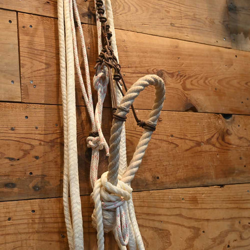 Bosal with Waxed Braided Split Reins Set-Up Tack - Nosebands & Tie Downs MISC
