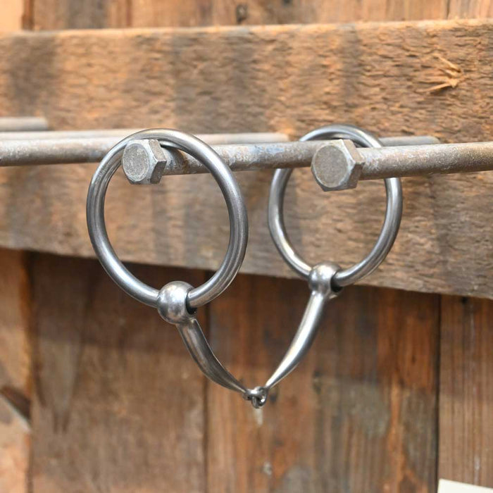 Graeme Quisenberry - QBerry Tapered Mullen Ring Snaffle GQ022 Tack - Bits Graeme Quisenberry