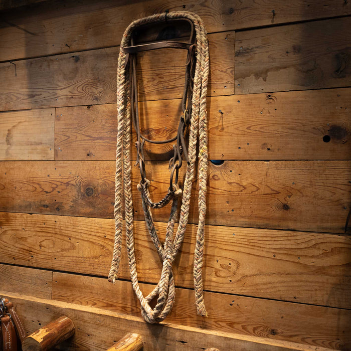 O-Ring Twisted Wire Snaffle Bridle Rig Tack - Rigs MISC