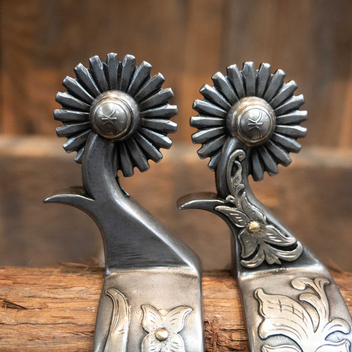 Kerry Kelley Silver Mounted 21pt Spurs