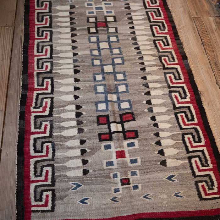 Authentic Navajo Rug with Feathers