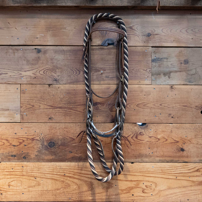 O-Ring Twisted Wire Snaffle Bridle Rig