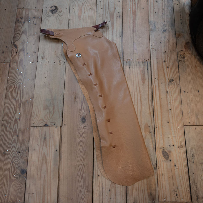 Teskey's Smooth Leather Shotgun Chaps Tack - Chaps & Chinks Teskey's