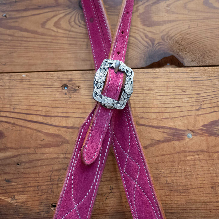 Pink 3/4" Split Ear Headstall