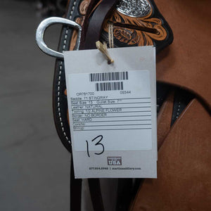 13" MARTIN STINGRAY BARREL SADDLE Saddles Martin Saddlery   