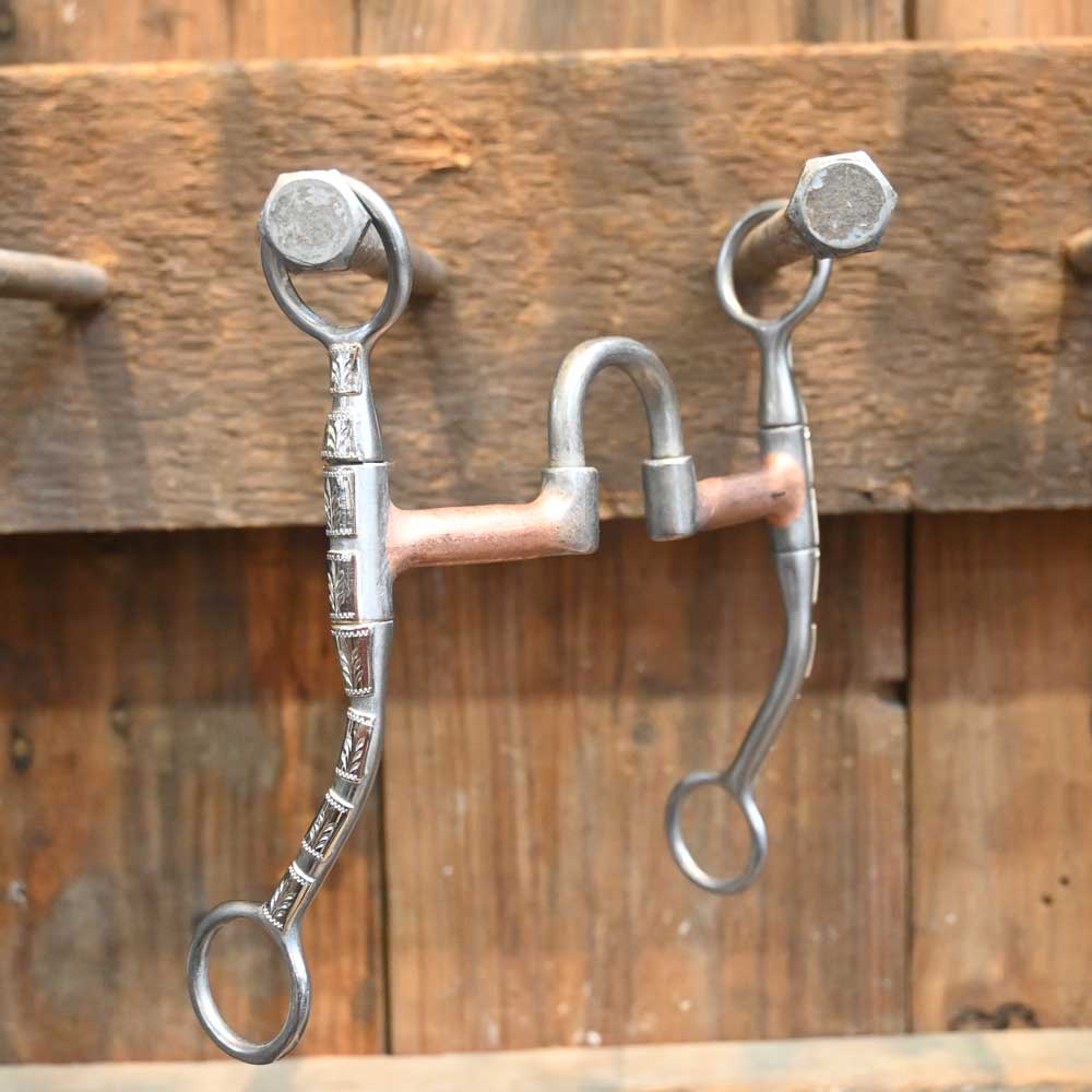 Josh Ownbey Cowboy Line - Silver Mounted - SHORT ROD - Correction Bit JO196 Tack - Bits Josh Ownbey Cowboy Line