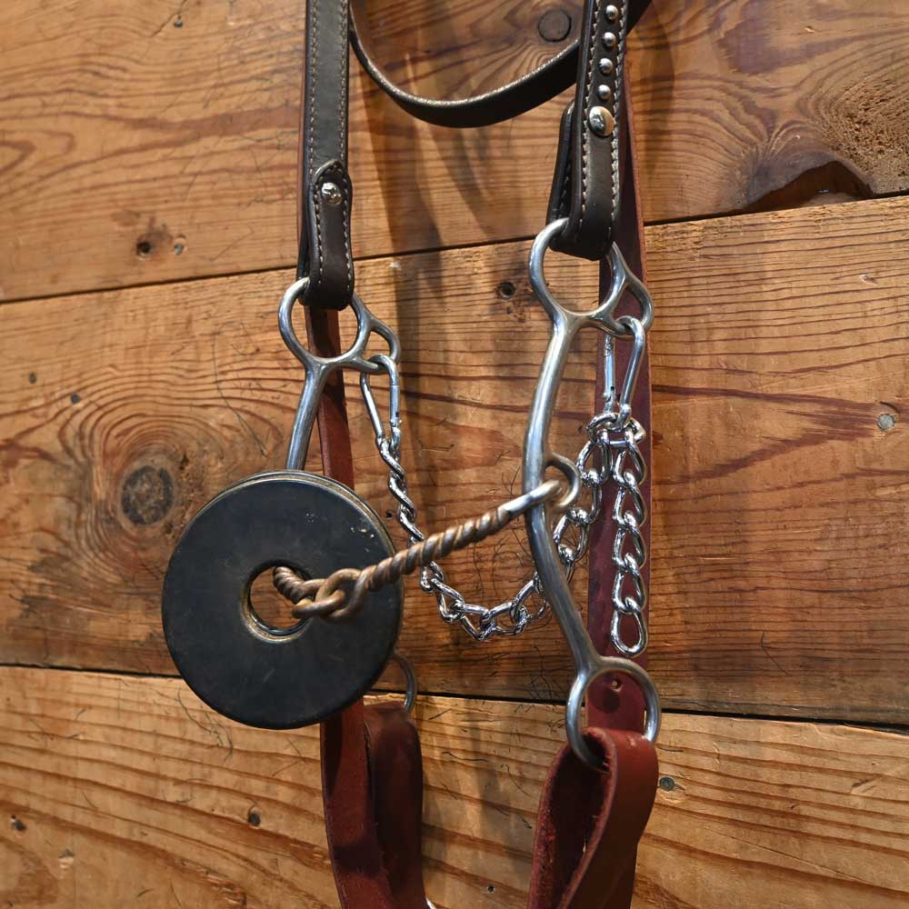 Professional's Choice Twisted Gag Bridle Rig Tack - Rigs Professional's Choice