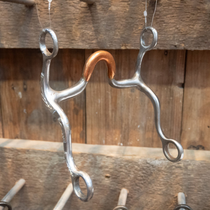 Cutrell Solid Port Bit w/Copper Tack - Bits Cutrell