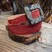 Red Roughout Belt w/Gunslinger Stitch MEN - Accessories - Belts & Suspenders Teskey's 27