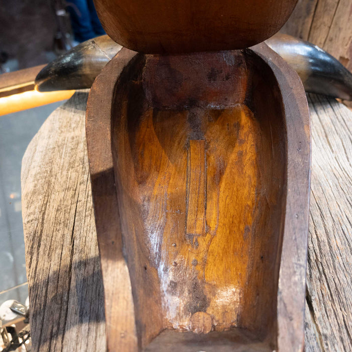 Vintage Wood Steer Head w/Hidden Compartment Collectibles Teskey's