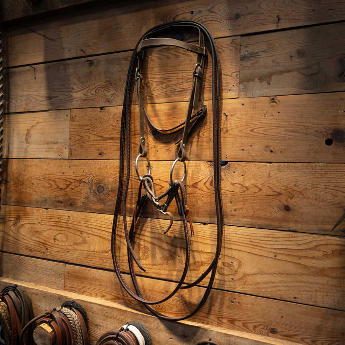 Reinsman D-Ring Snaffle Bridle Rig Tack - Rigs Reinsman
