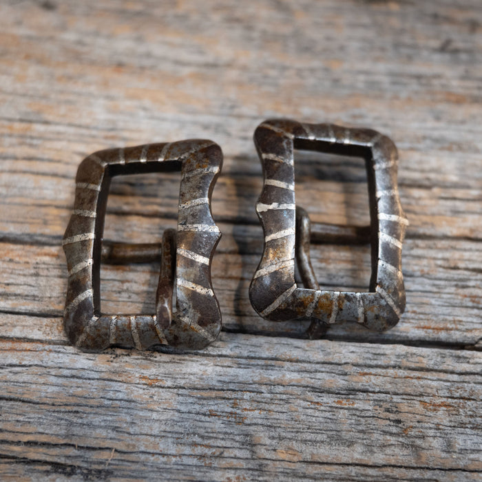 "HILL" Vintage Sterling Silver engraved Youth Spurs