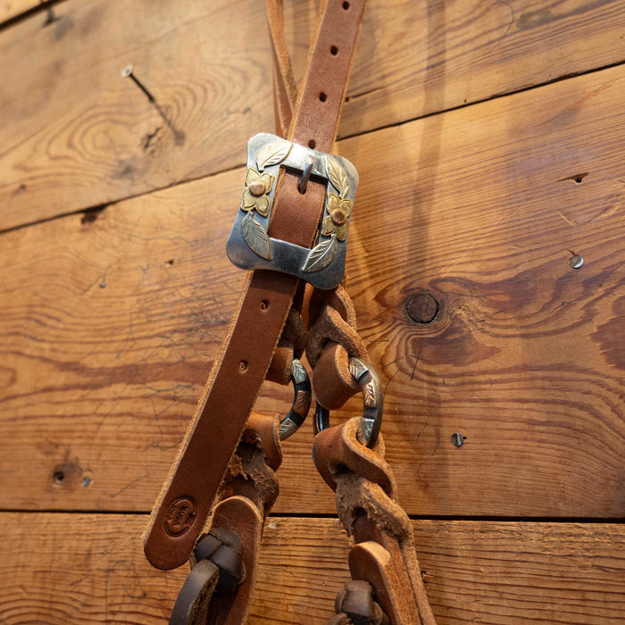 Joe Hipp Split Ear Headstall w/ Teskey's Hardware Tack - Headstalls Joe Hipp