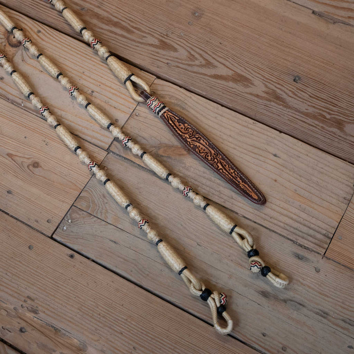 Handmade Rawhide Romel Reins 178