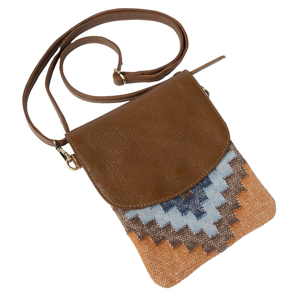 Scout Leather Co. Laurie Aztec Woven & Leather Crossbody WOMEN - Accessories - Handbags - Crossbody bags Scout Leather Goods   