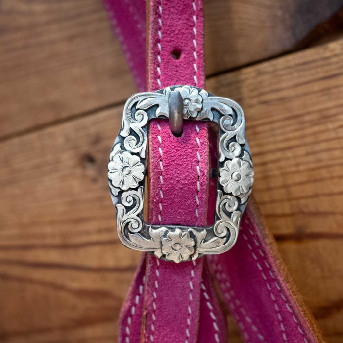 Pink 3/4" Split Ear Headstall