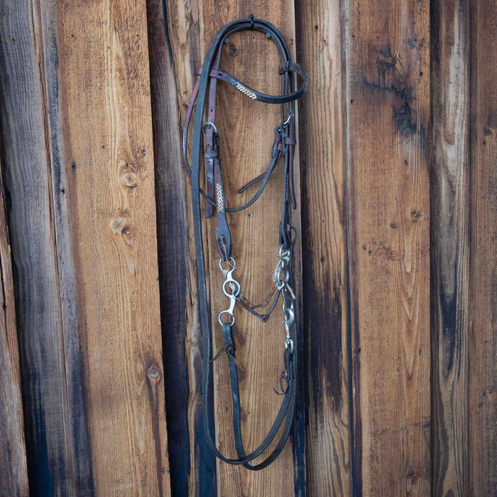 Circle Gag 2 Piece Square Bridle Rig Sale Barn MISC