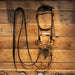 Vintage Horse Bridle Rig with Silver Nickel Dots Tack - Rigs MISC