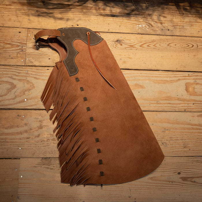 Kid's WLC 26" Stepthrough Chaps - Select Color Tack - Chaps & Chinks WLC Brown