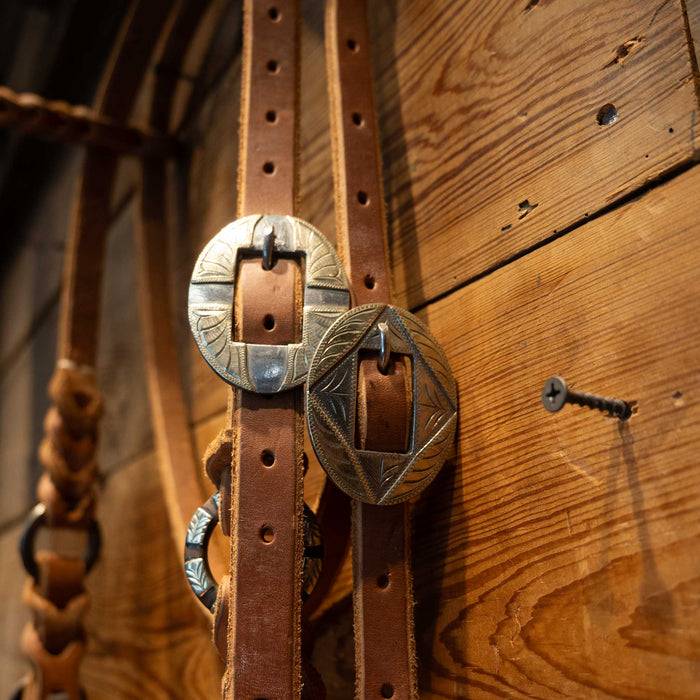 Joe Hipp Browband Headstall w/ Teskey's Hardware