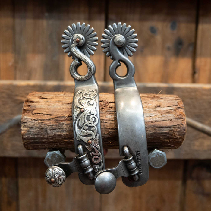 Kerry Kelley Silver Mounted 21pt Spurs