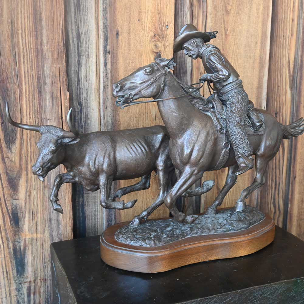 "Get Aong" Bronze Sculpture Created by Jack Bryant  _CA560 Collectibles Teskeys   
