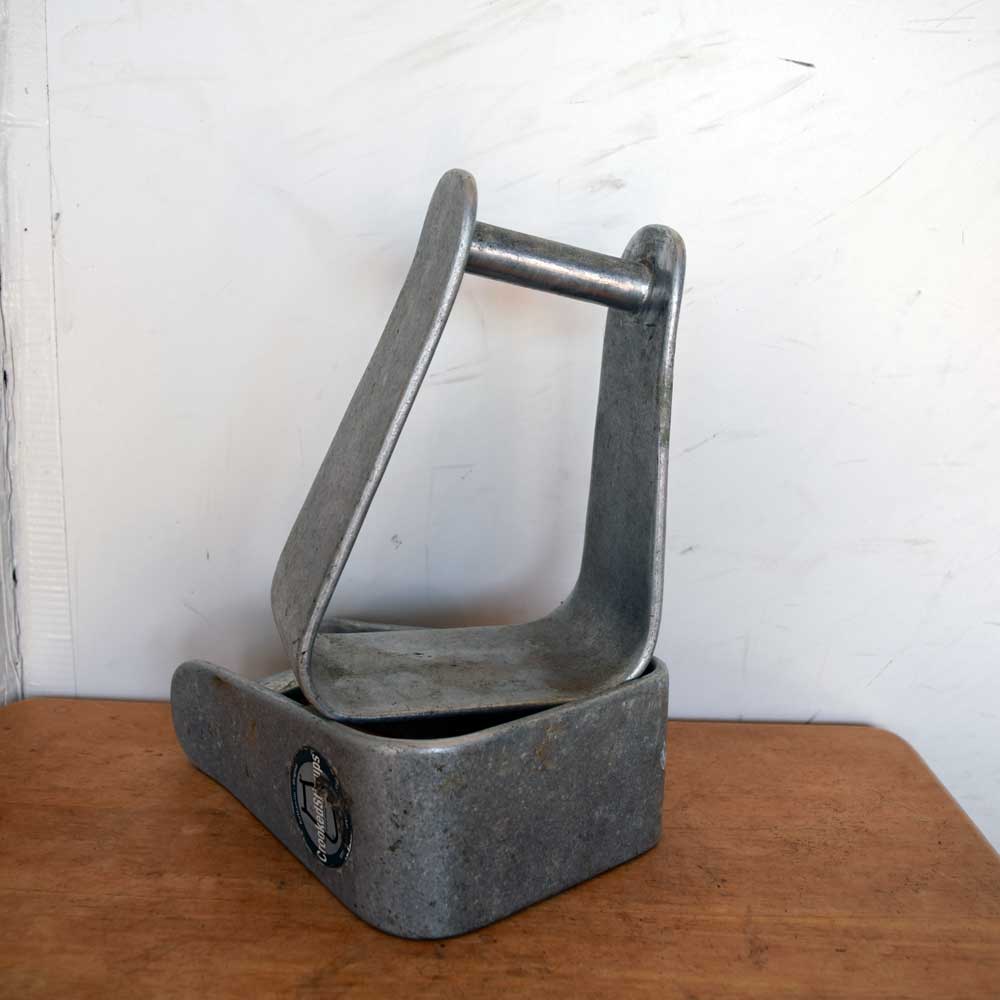 Used Aluminum Crooked Stirrups Sale Barn Teskeys   