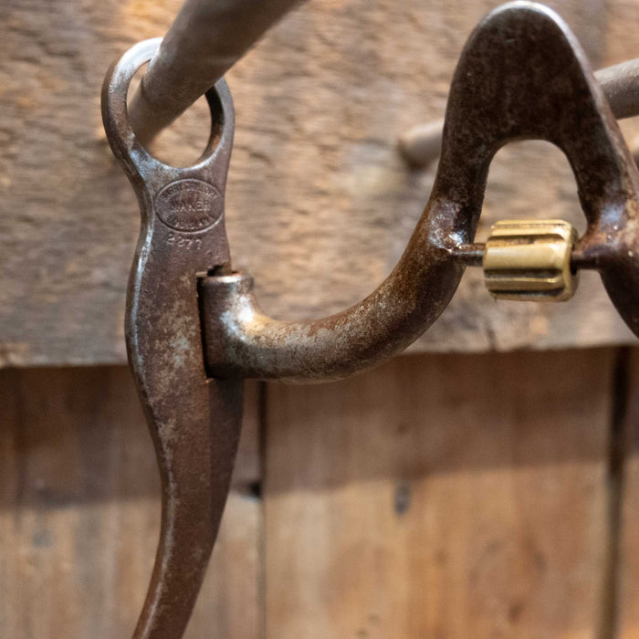 Guillory Mounted #2277 Solid Port Bit w/Roller 1846