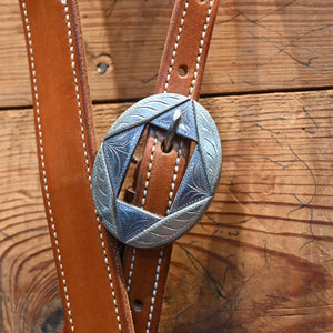 Handmade Split Ear Headstall by King Saddlery AAHT025 Tack - Headstalls King's Saddlery