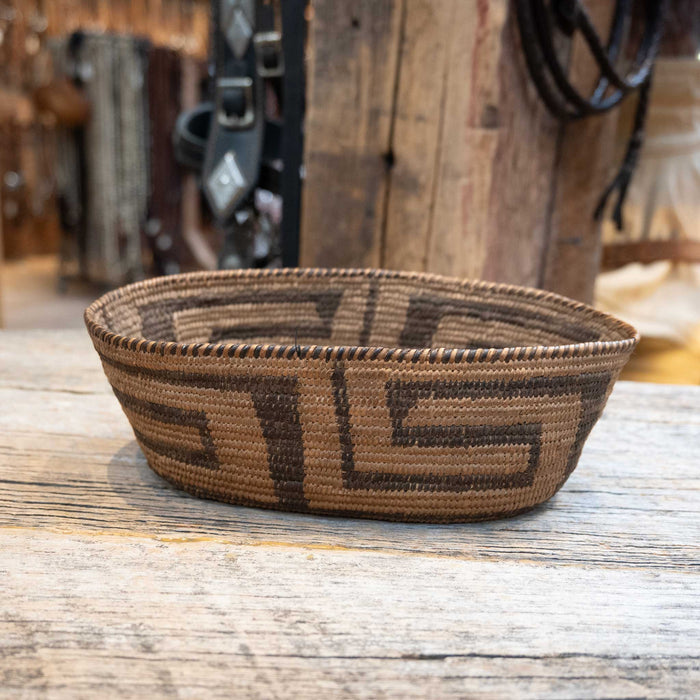 1920's Pima Indian Tribe Handwoven Basket