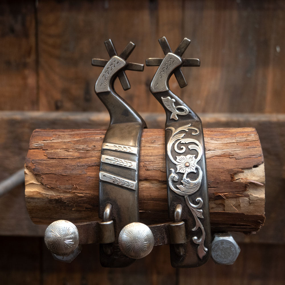 Jason Jarvis Silver Mounted Spurs